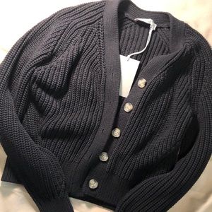 Black everlane cardigan